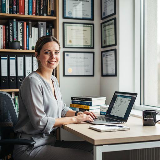 JavaScript programozási feladatot megoldó fiatalok a tanteremben.